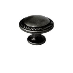 knopka Nereo, průměr 30 mm, černá matná