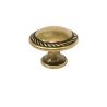 knopka Nereo, průměr 30 mm, starozlatá