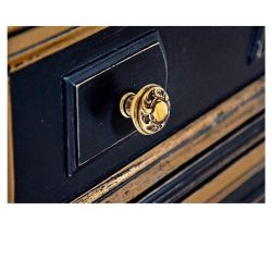 knopka Urago, průměr 35 mm, starozlatá