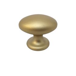 knopek Elipse, zlatá broušená