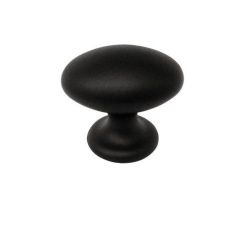 knopek Elipse, černá matná