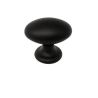 knopek Elipse, černá matná