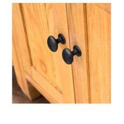 knopek Elipse, černá matná