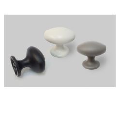 knopek Elipse, černá matná