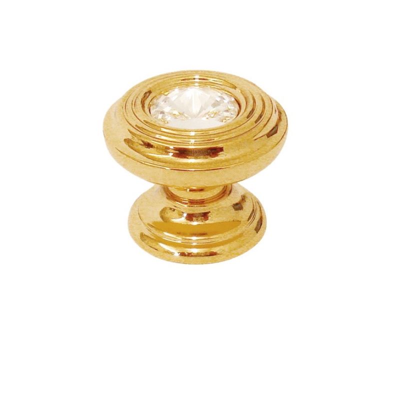 mosazný knopek Reflejos, pozlacený
