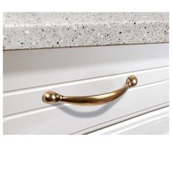 mosazná úchytka Arnica, starozlatá