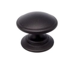 knopek Tazio, průměr 35 mm, černá matná