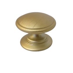 knopek Tazio, průměr 35 mm, zlatá broušená