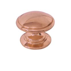 knopek Tazio, průměr 35 mm, lesklá měď