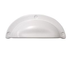 úchytka mušle Anita, bílá matná