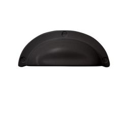 úchytka mušle Anita S, černá matná