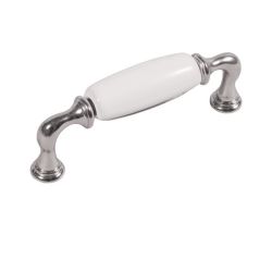 keramická úchytka Decora, lesklý nikl