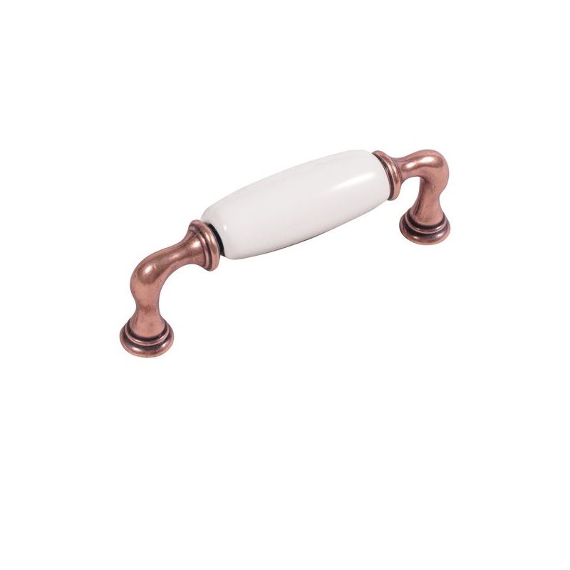 keramická úchytka Decora, měď antik