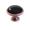 keramický knopek Brando, průměr 40 mm, měď antik