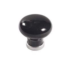 keramický knopek Marco, lesklý nikl