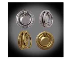 úchytka klepadlo Pegaso, průměr 60 mm, lesklý chrom