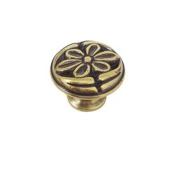 knopek Fiorio kruh, starozlatá