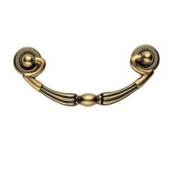 úchytka klepadlo Goccia S, starozlatá