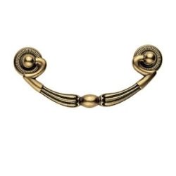 úchytka klepadlo Goccia M, starozlatá