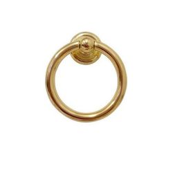 úchytka klepadlo Gildo, průměr 42 mm, zlatá lesklá