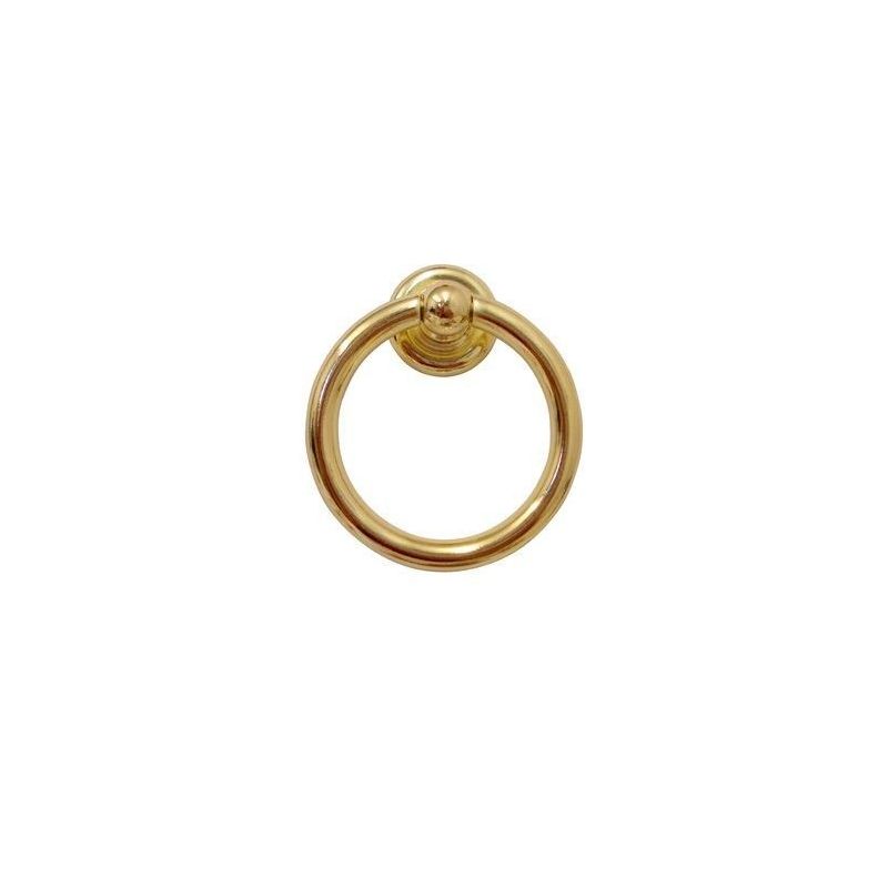úchytka klepadlo Gildo, průměr 51 mm, zlatá lesklá