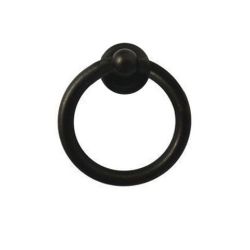 úchytka klepadlo Gildo, průměr 51 mm, černá matná