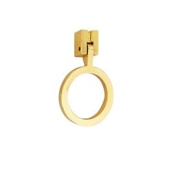 úchytka klepadlo Idro, průměr 45 mm, zlatá lesklá