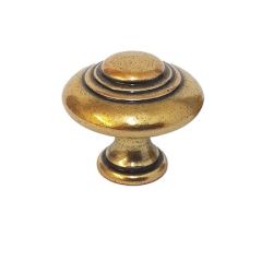 knopek Rialto, starozlatá