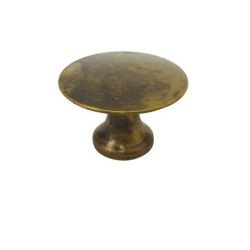 mosazný knopek Fabio, průměr 35 mm, mosaz antik