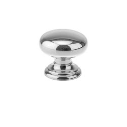 knopek Cardiff, průměr 35 mm, lesklý chrom