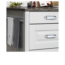 úchytka mušle Grande, lesklý chrom