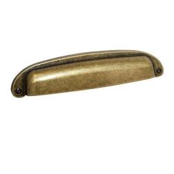 úchytka mušle Grande, staromosaz