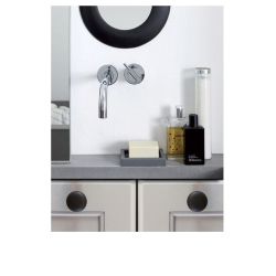 knopek Learco, průměr 35 mm, tmavě hnědá