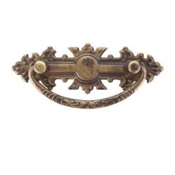 mosazná úchytka Aleatico, mosaz antik