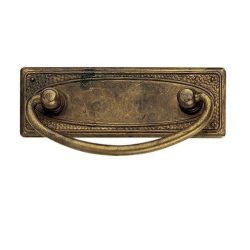 mosazná úchytka Mano M, mosaz antik