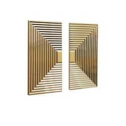 velké obdélníkové madlo Lenama S, zlatá lesklá