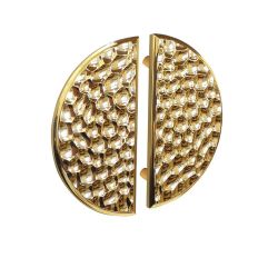 velké madlo ve tvaru půlměsíce Mezza S, zlatá lesklá