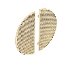 velké madlo ve tvaru půlměsíce Elana S, zlatá lesklá