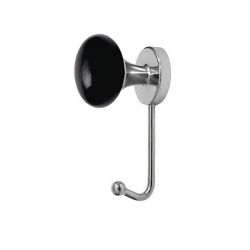 Mosazný věšák s krystalem Lusso, lesklý chrom