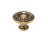 mosazný knopek Appio, starozlatá