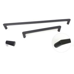 knopek Aqua, černá matná