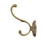 mosazný věšák Palto, starozlatá