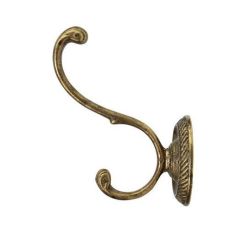 mosazný věšák Palto, mosaz antik