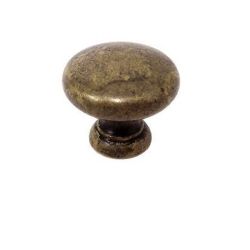 mosazný knopek Gigi, průměr 32 mm, mosaz antik