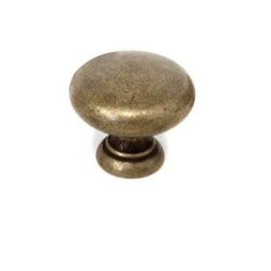 mosazný knopek Gigi, průměr 32 mm, staromosaz