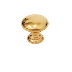 mosazný knopek Gigi, průměr 25 mm, zlatá lesklá