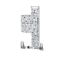 věšák Mosa větší XV39, lesklý chrom