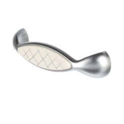 madlo Melana XR28, matný chrom/ porcelán