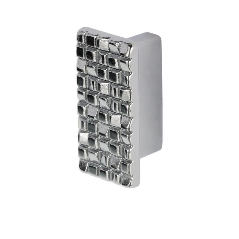 knopek Mosa obdélníkový XR16, lesklý chrom