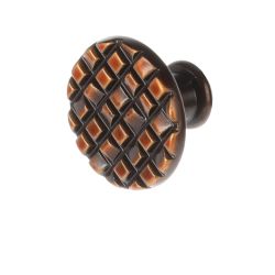 knopek Mosa kulatý XR16, starobronz